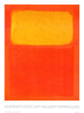 Orange and Yellow Rothko Print
